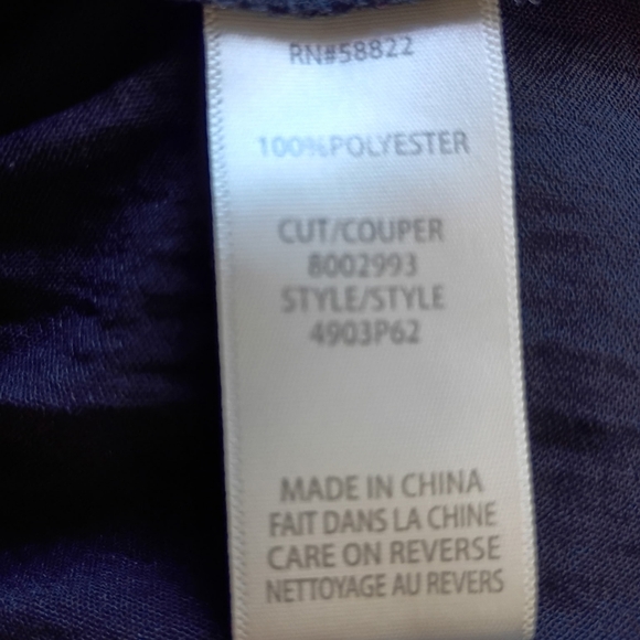 Max Studio Women's Flutter Sleeve Black Dress SZ M - Picture 4 of 6